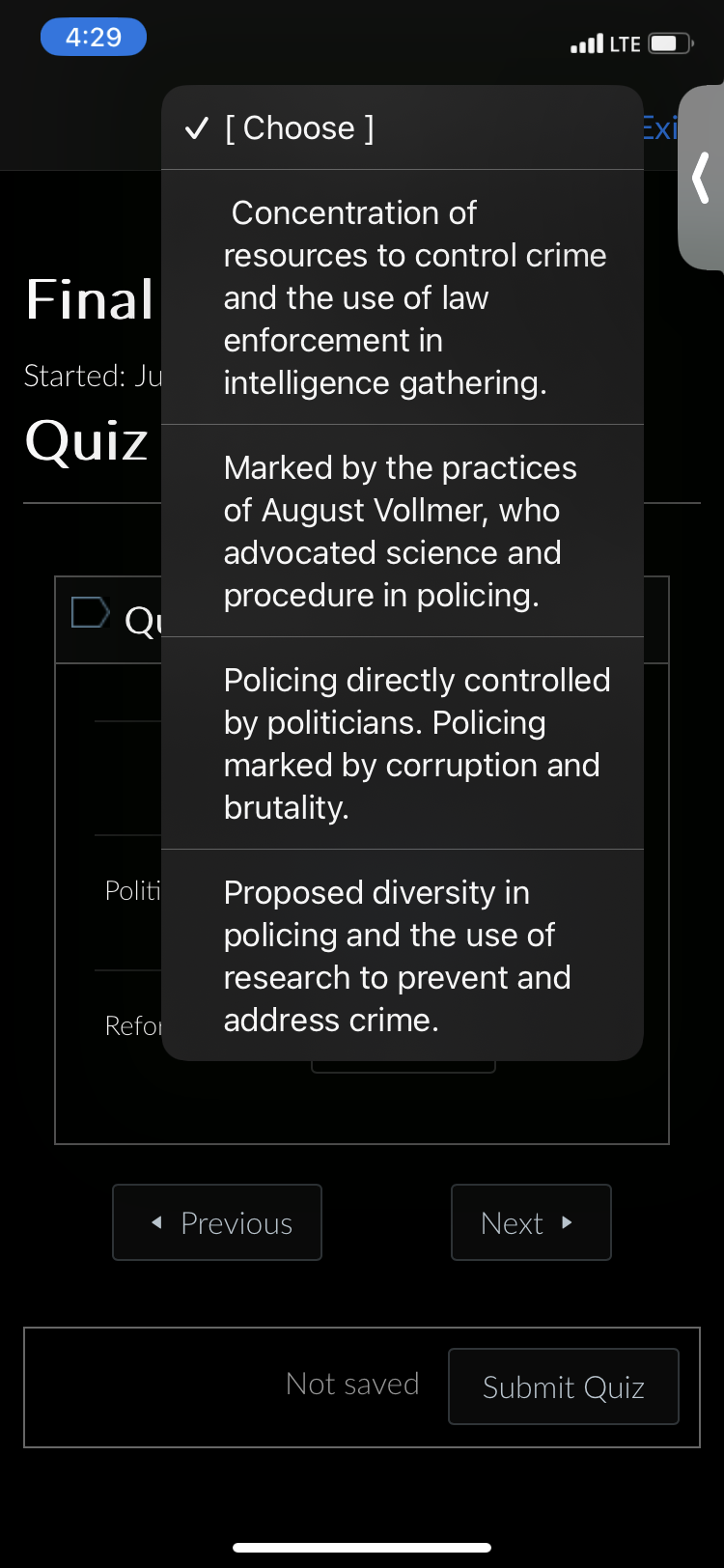2 pts Deterrence is considered "forward- looking." O True O False Previous