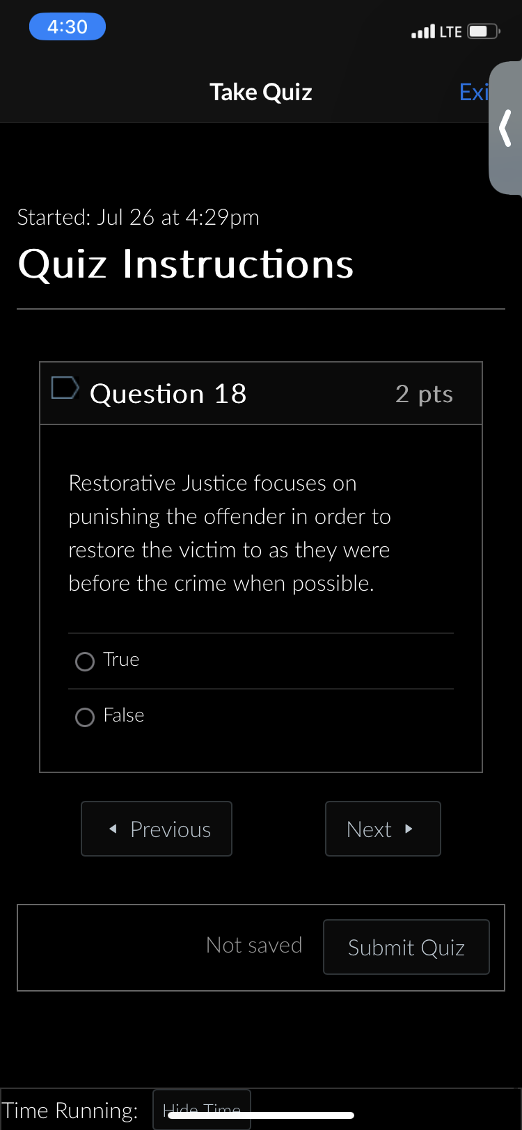 WATER THE POWER OFWATER SERIES Started: Jul 26 at 4:29pm Quiz [