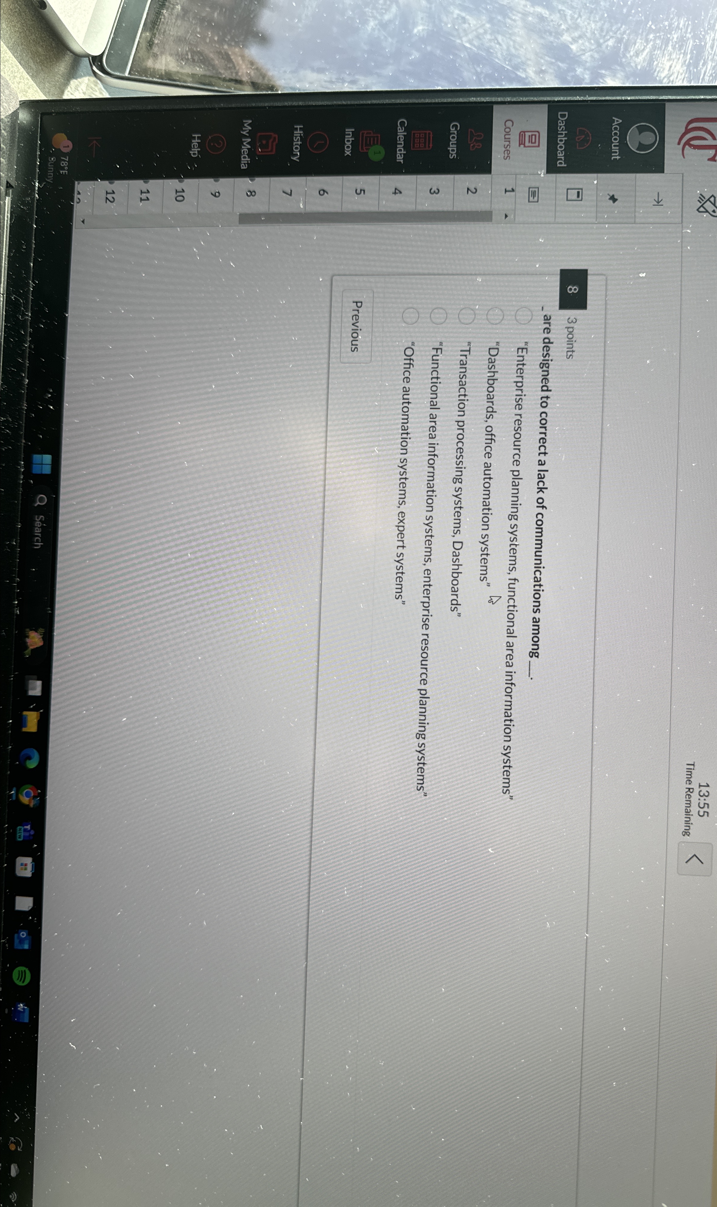  13:55 Time Remaining 8 3 points are designed to correct a