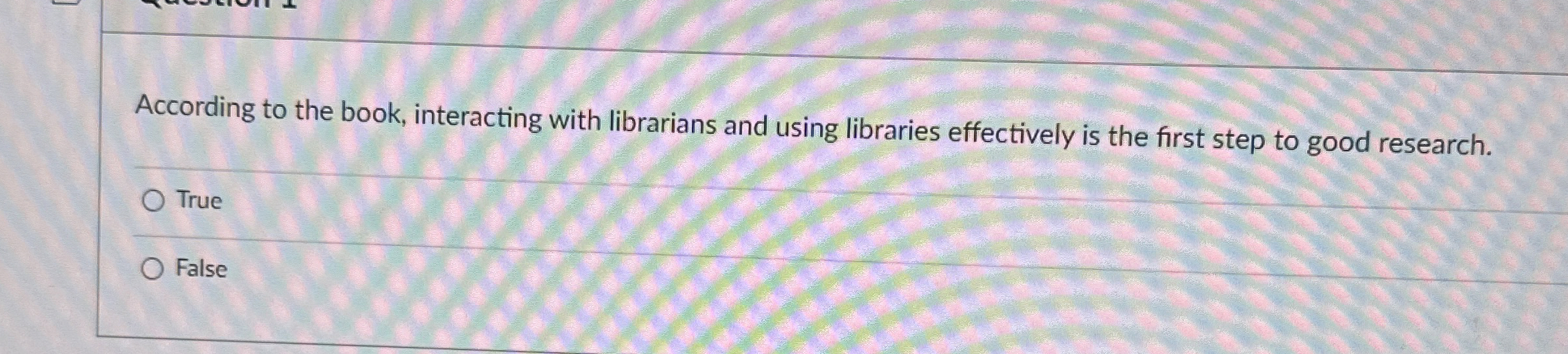  According to the book, interacting with librarians and using libraries effectively