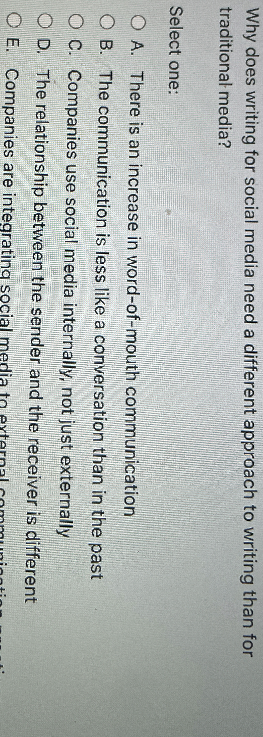  Why does writing for social media need a different approach to