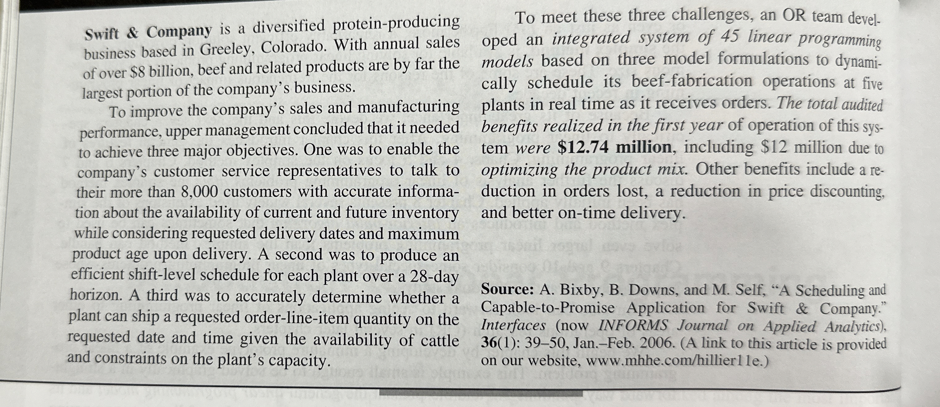  Article is pictured: Read the referenced article that fully describes the