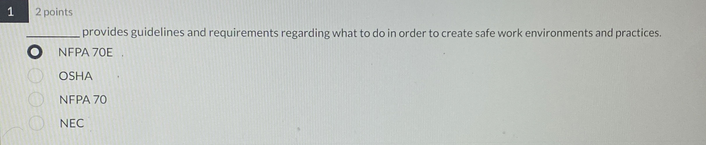  1 2 points provides guidelines and requirements regarding what to do