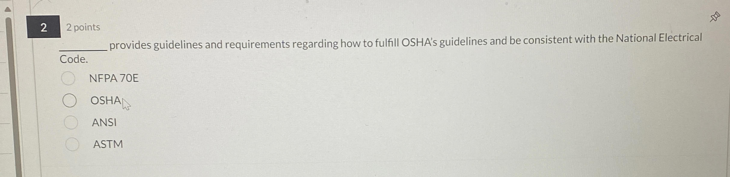  2 2 points provides guidelines and requirements regarding how to fulfill