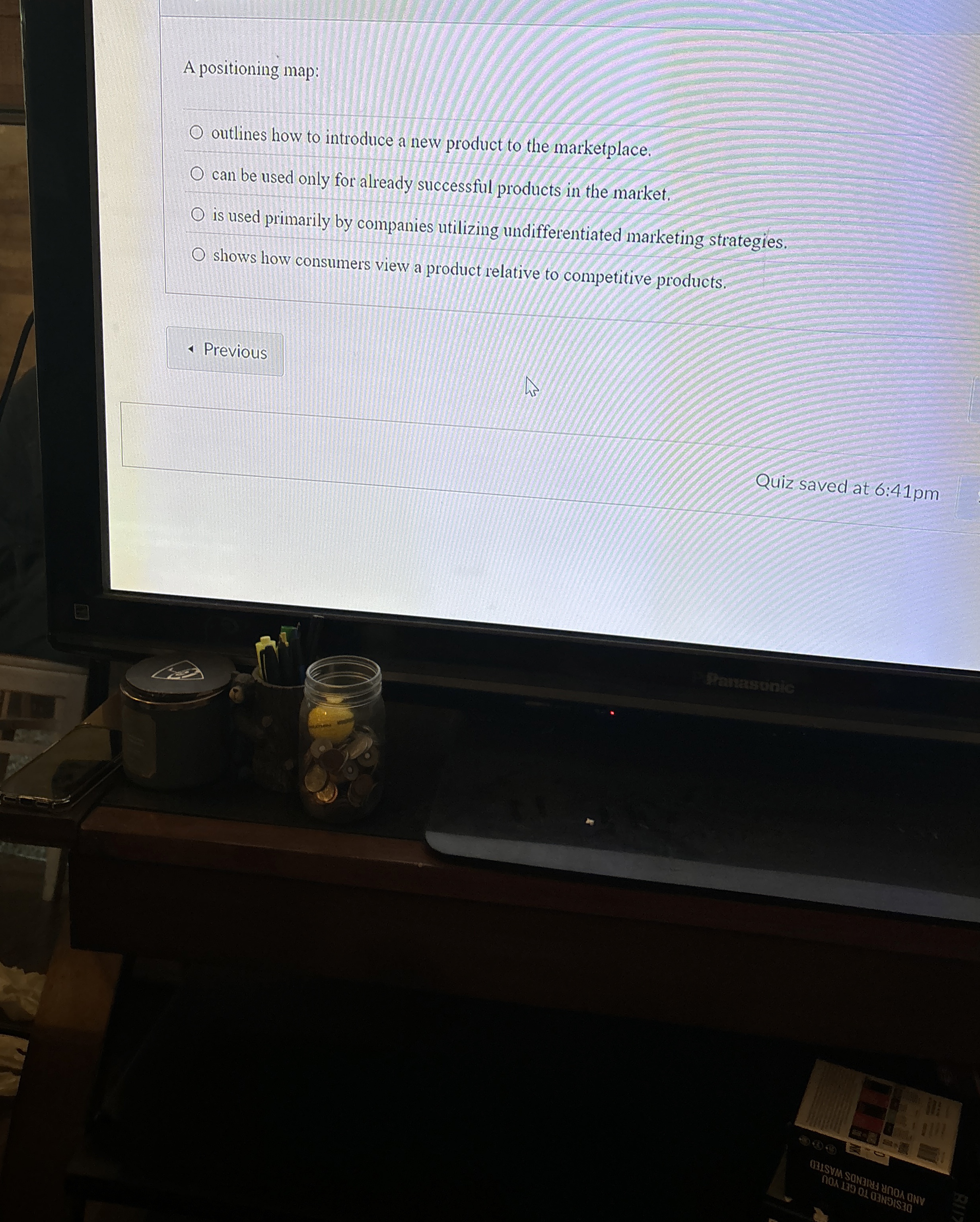  A positioning map: outlines how to introduce a new product to