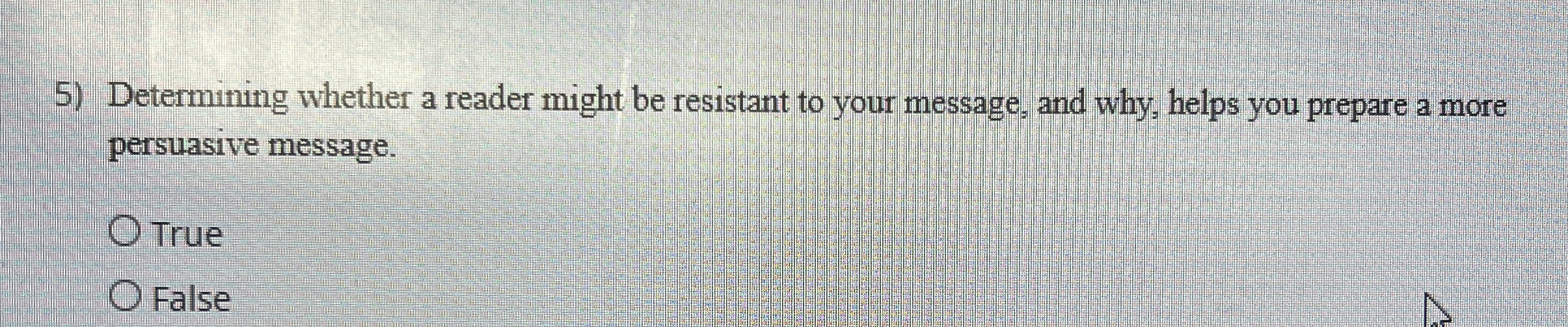  Determining whether a reader might be resistant to your message, and