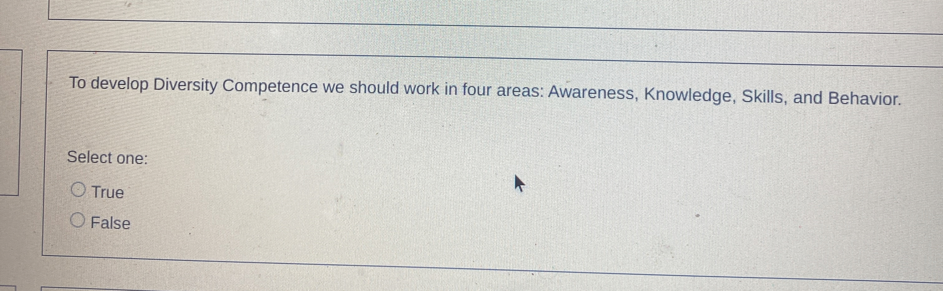  To develop Diversity Competence we should work in four areas: Awareness,