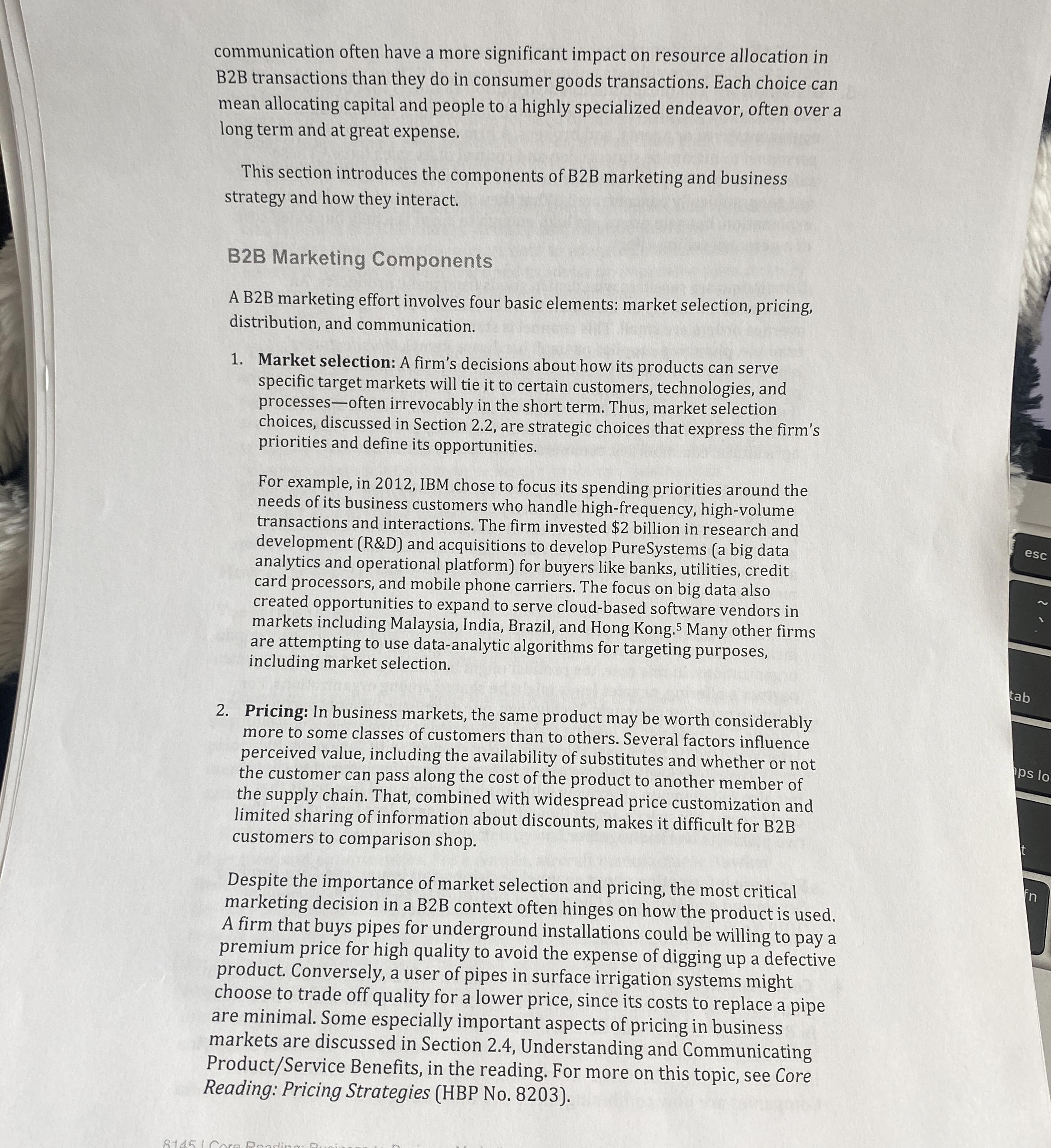  communication often have a more significant impact on resource allocation in