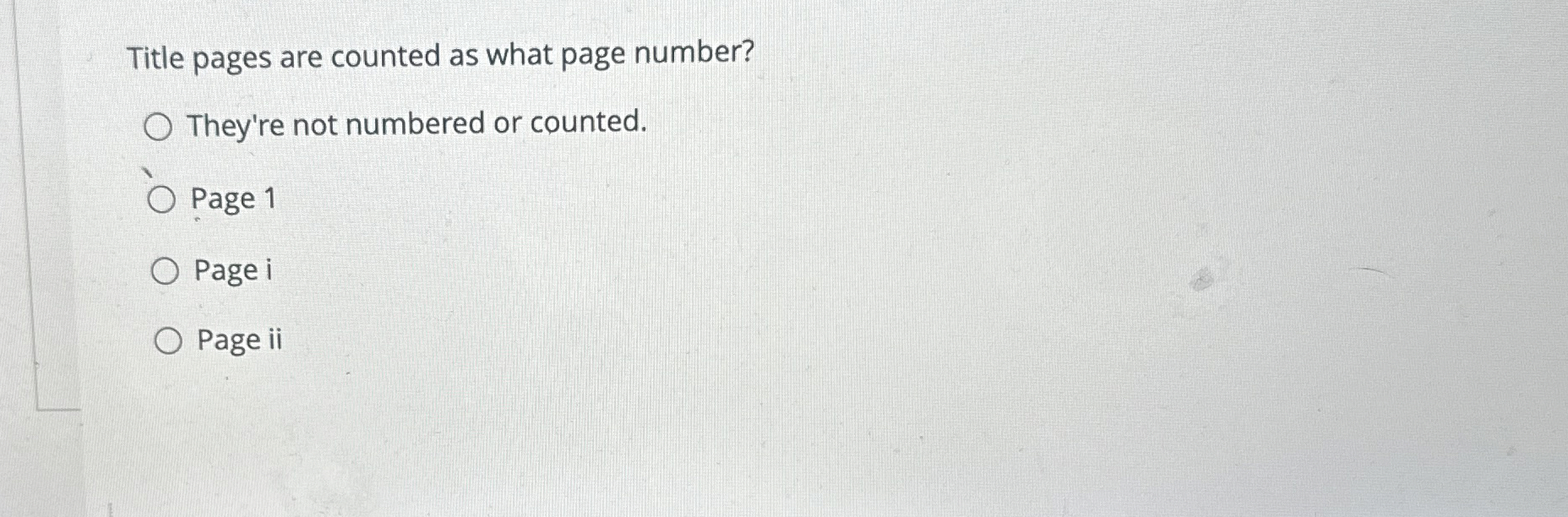  When you submit documents, particularly those in report format, you will