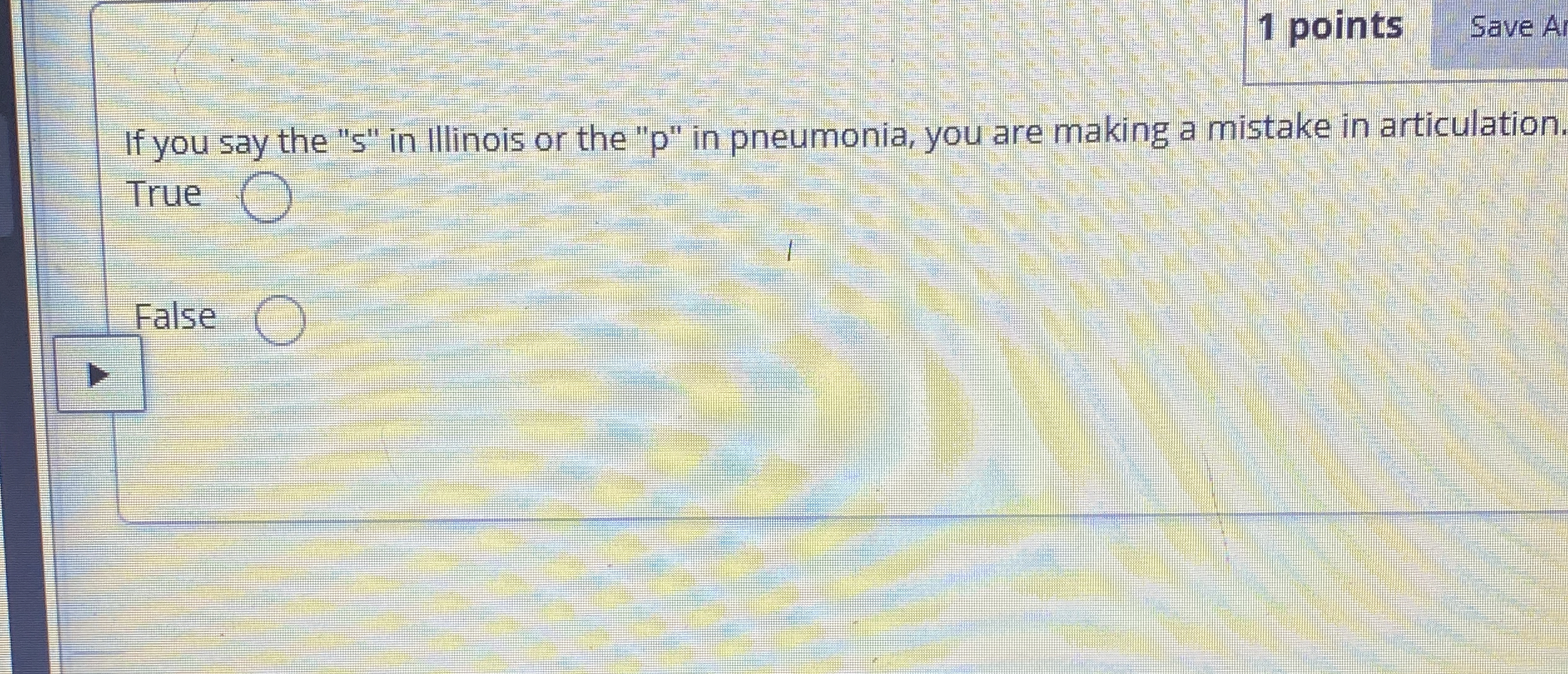  1 points Save A If you say the "s" in illinois