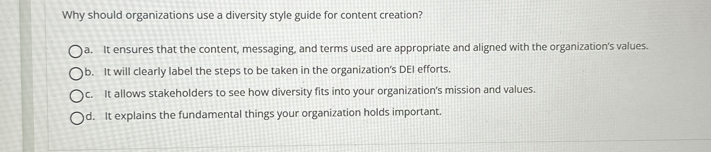  Why should organizations use a diversity style guide for content creation?