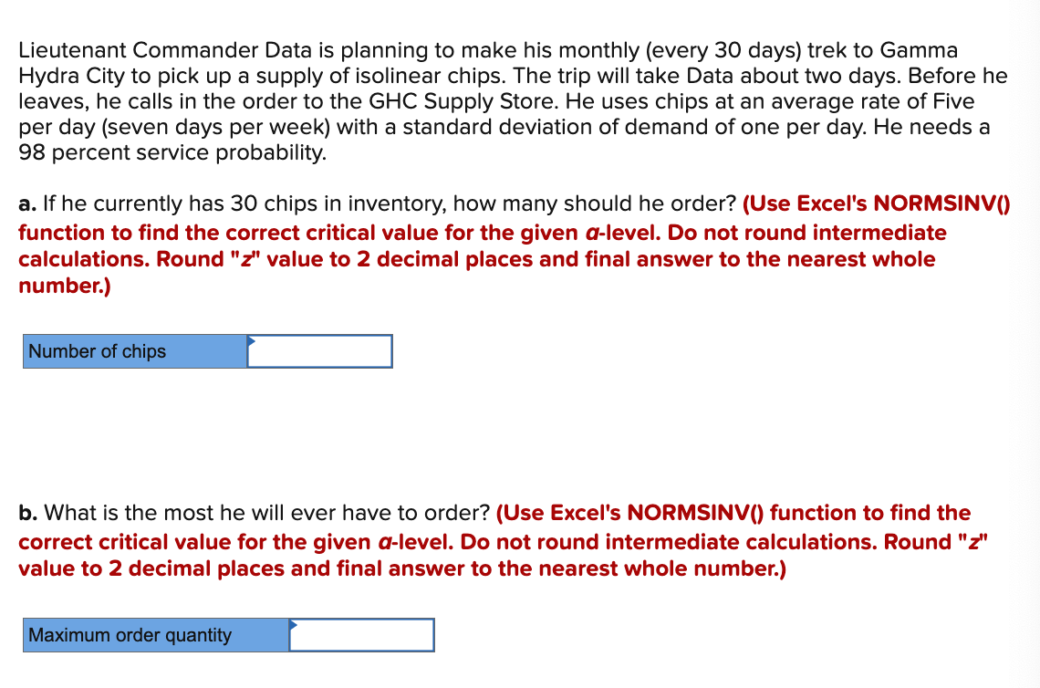  Lieutenant Commander Data is planning to make his monthly (every 30