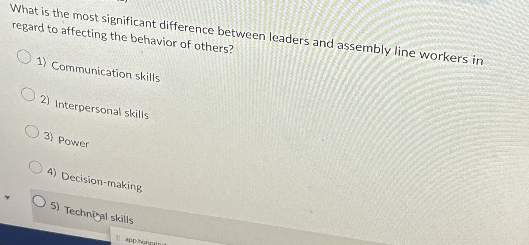  Gary Downs recently has noticed that the plant he is managing