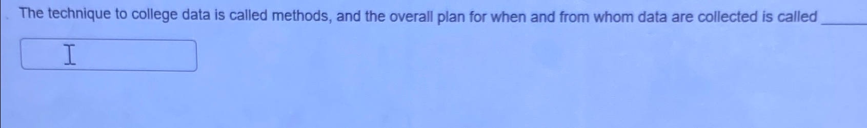  The technique to college data is called methods, and the overall
