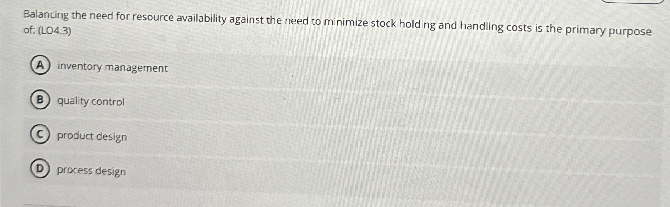  Balancing the need for resource availability against the need to minimize