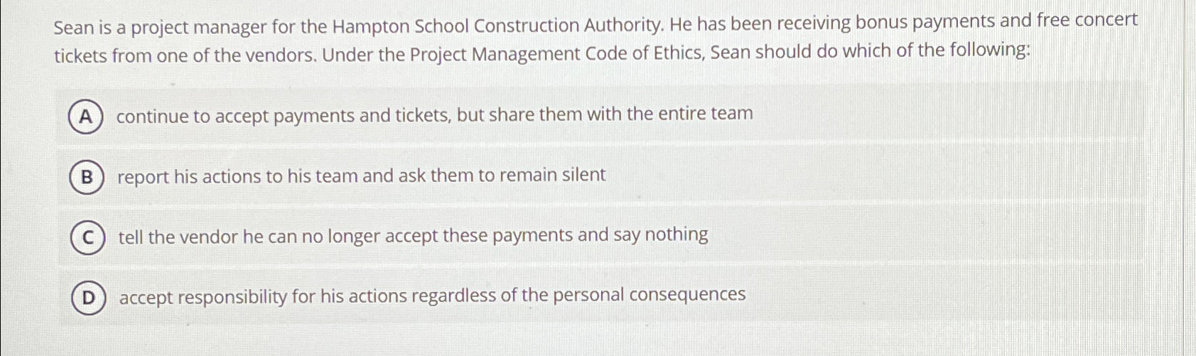  Sean is a project manager for the Hampton School Construction Authority.
