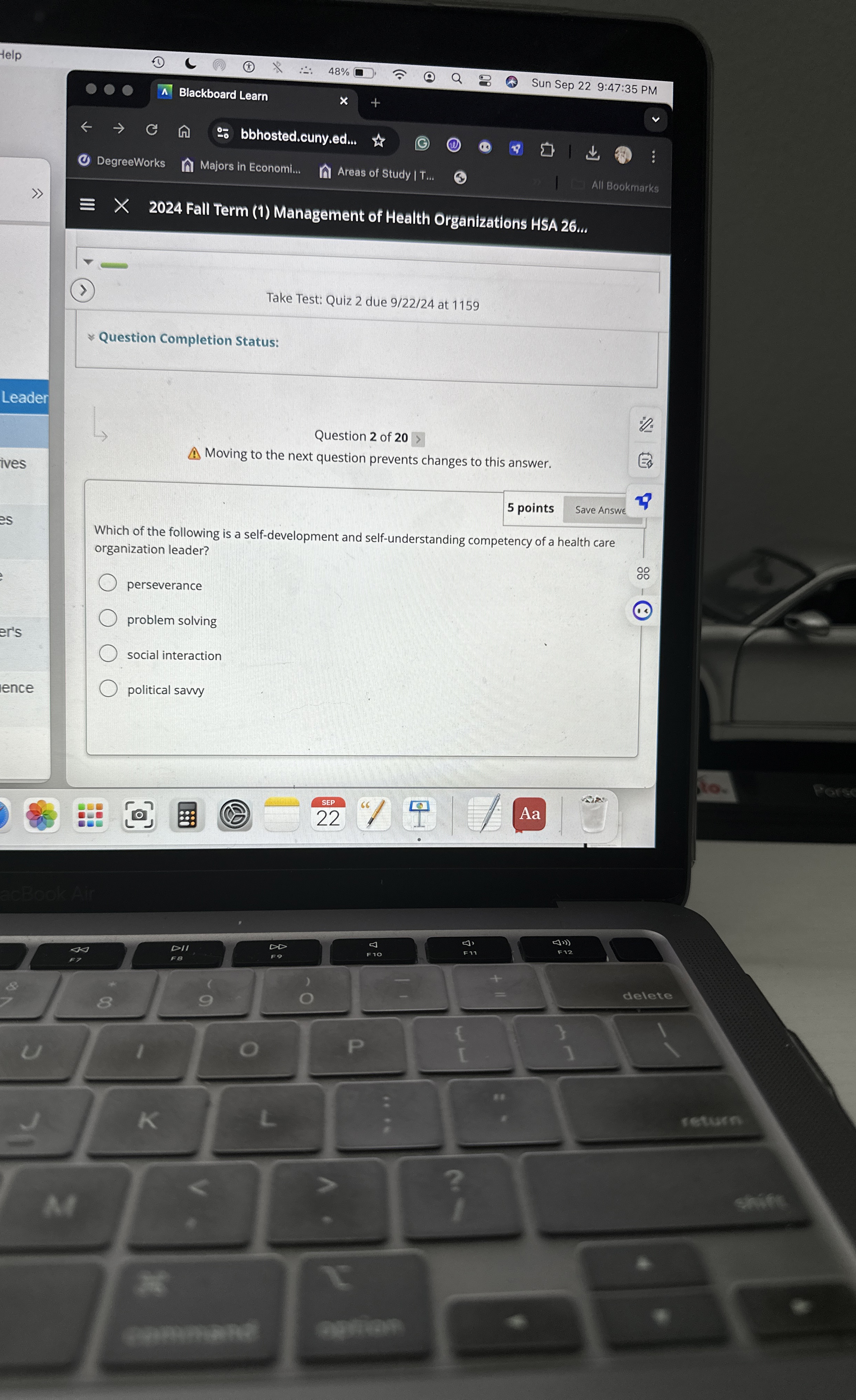  ???? Moving to the next question prevents changes to this answer.