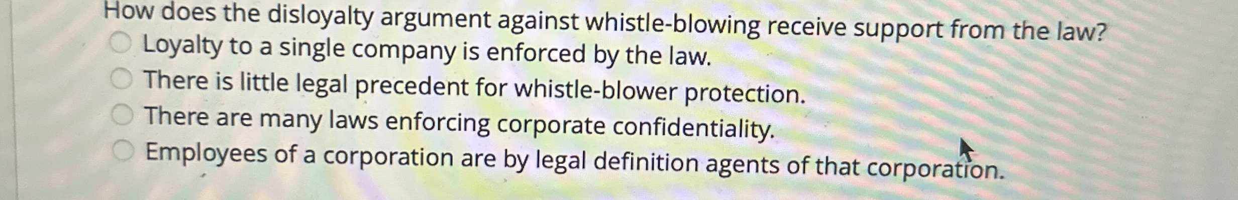  How does the disloyalty argument against whistle-blowing receive support from the