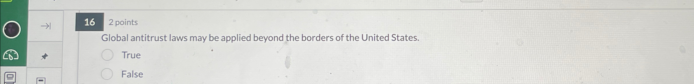  162 points Global antitrust laws may be applied beyond the borders