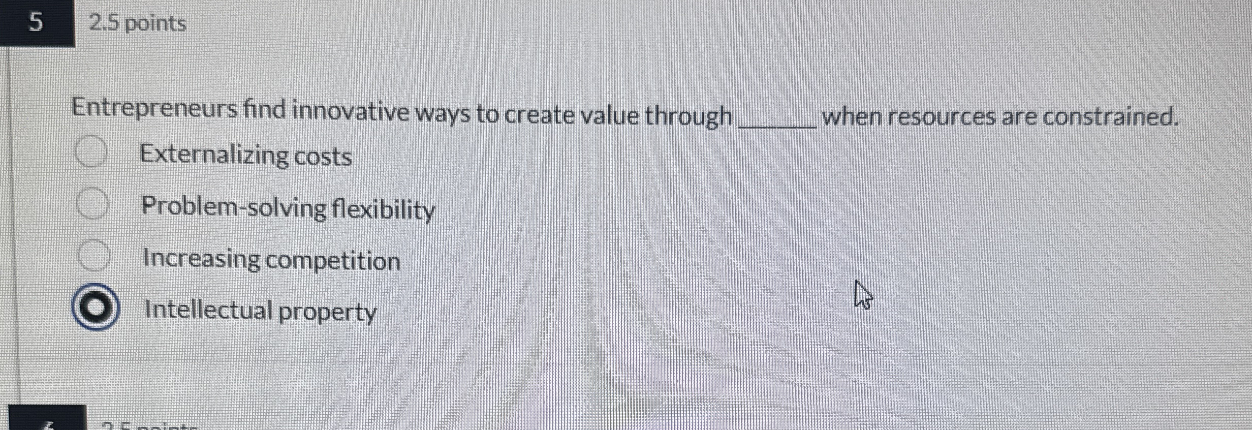  Entrepreneurs find innovative ways to create value through Externalizing costs Problem-solving
