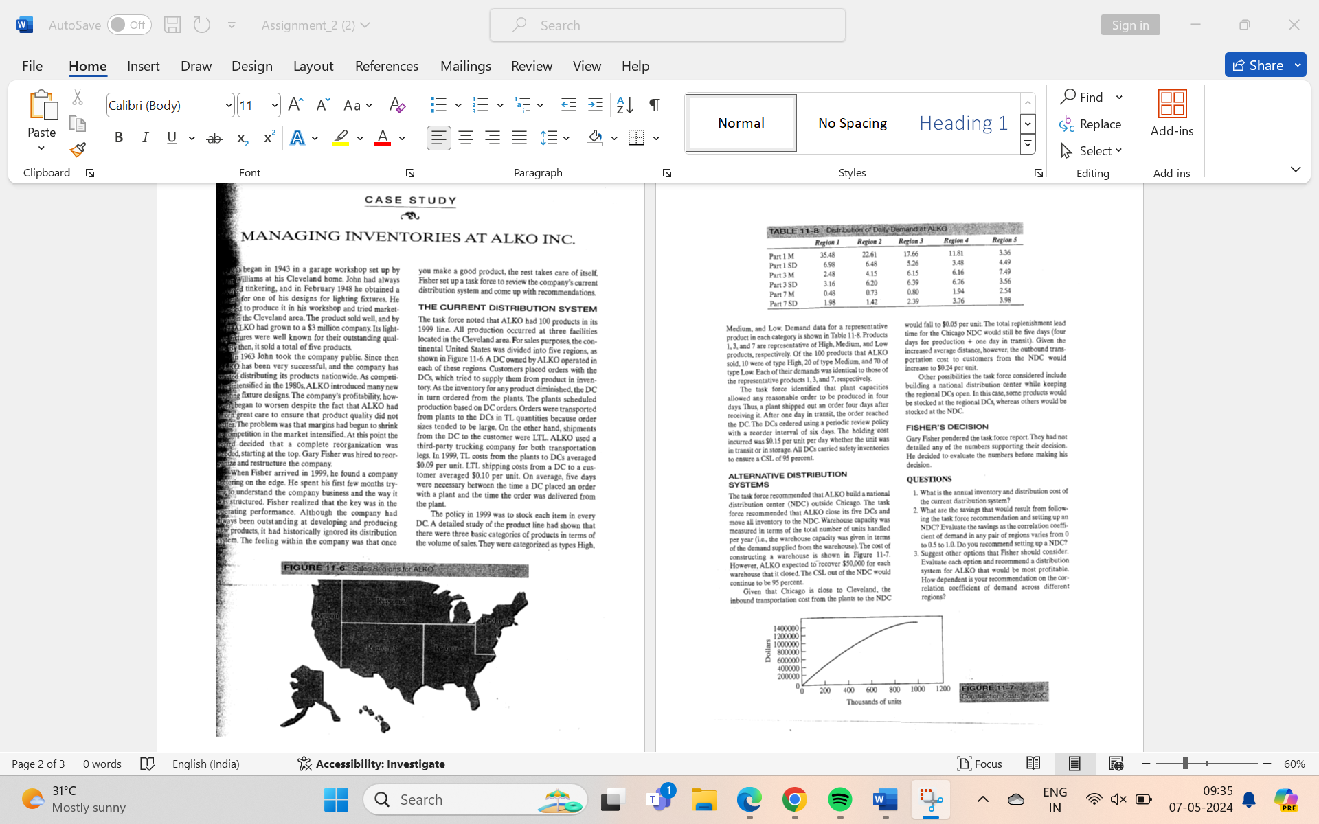  Please solve it in proper manner. operation management 