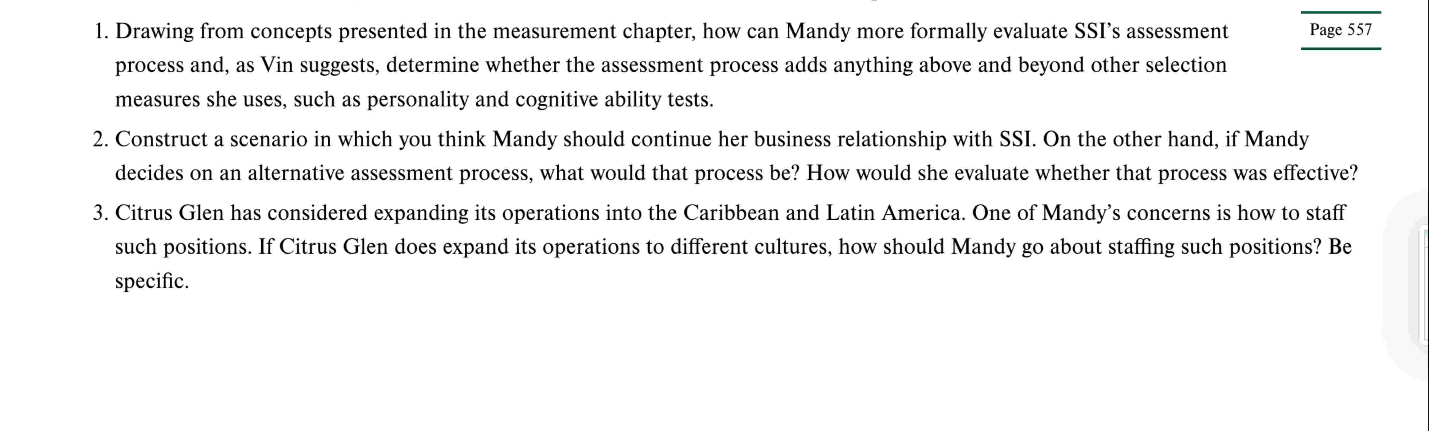  1. Drawing from concepts presented in the measurement chapter, how can