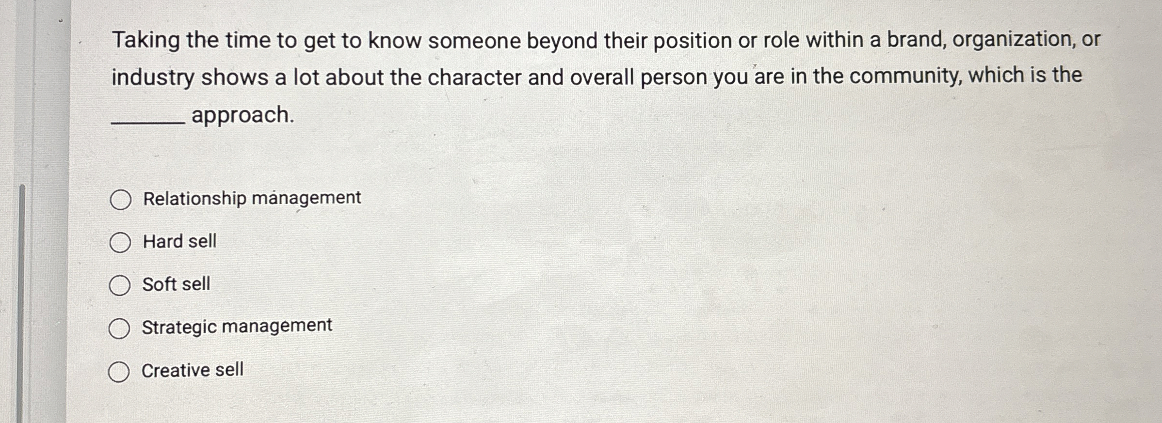  Taking the time to get to know someone beyond their position