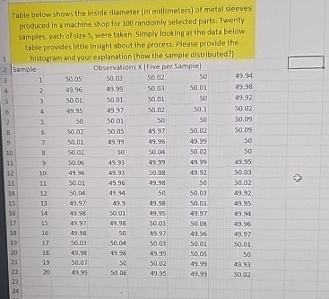  show the step by step process in execll An insurance compary