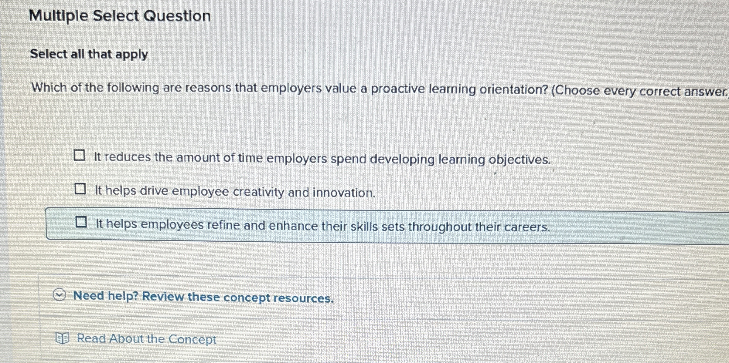  Multiple Select Question Select all that apply Which of the following