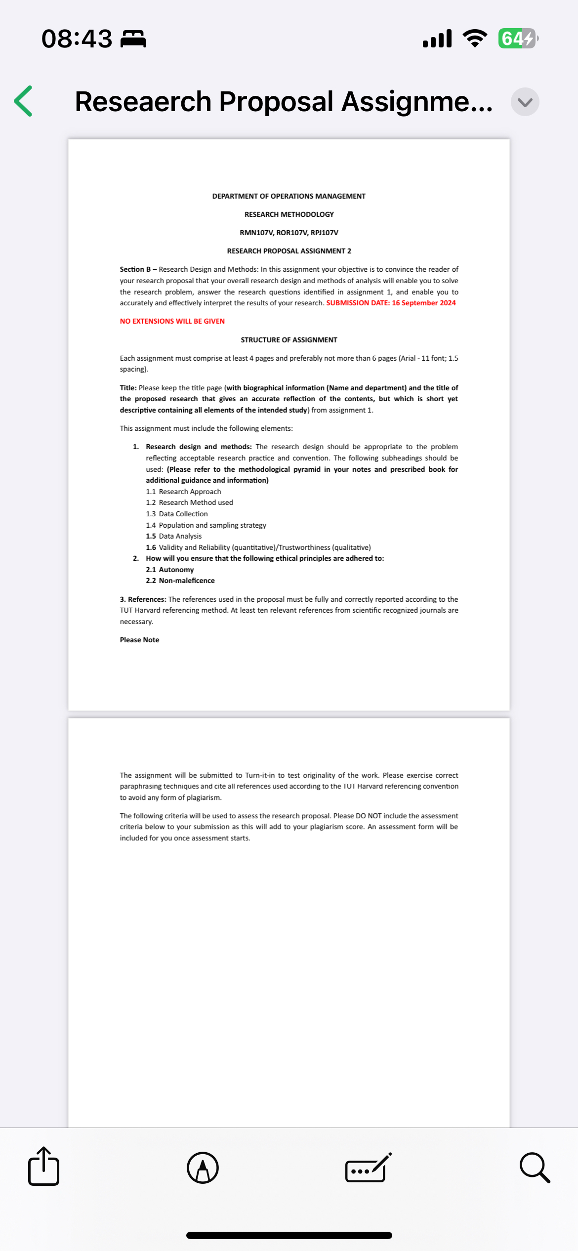  the research problem, answer the research questions identified in assignment 1,