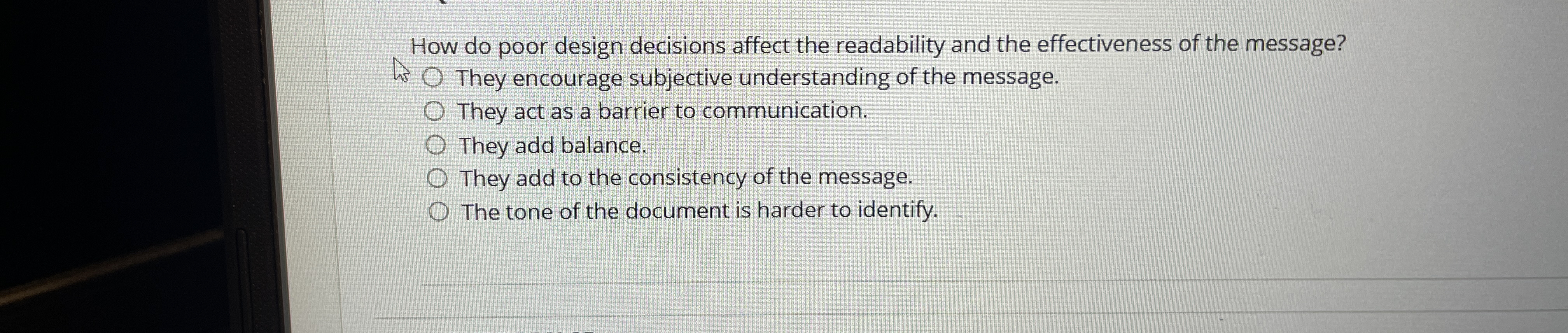  How do poor design decisions affect the readability and the effectiveness