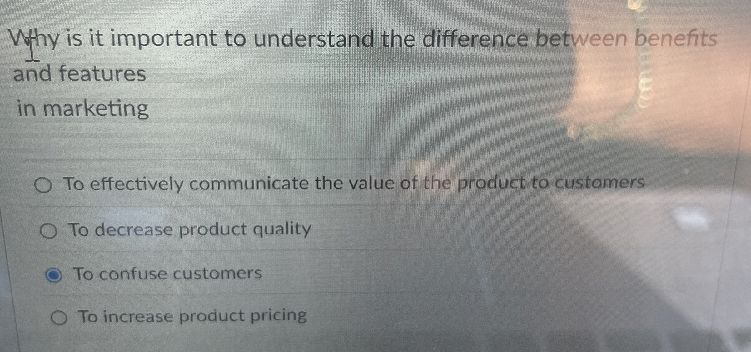  Why is it important to understand the difference between benefits and