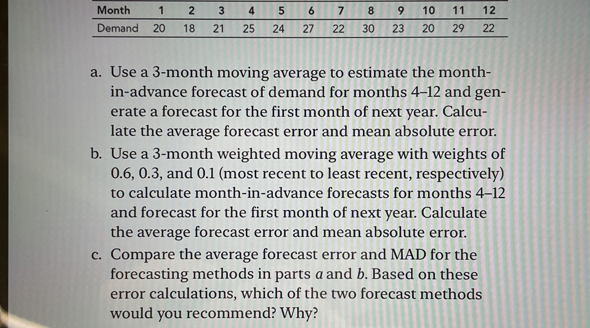  \table[[Month,1,2,3,4,5,6,7,8,9,10,11,12 