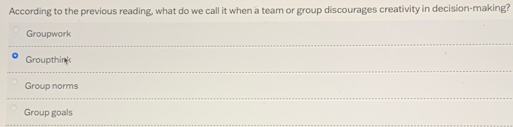  According to the previous reading, what do we call it when