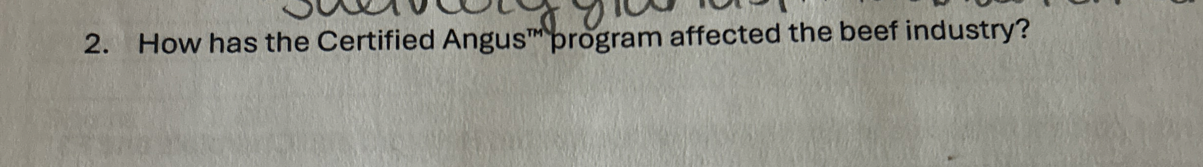  How has the Certified Angus Program affected the beef industry? 