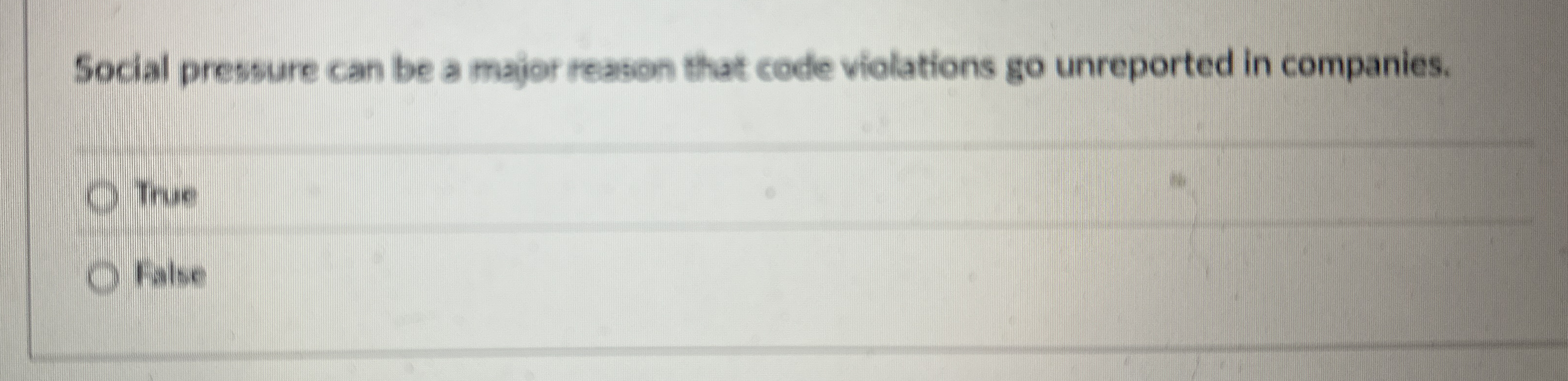  Social pressure can be a major reason that code violations go