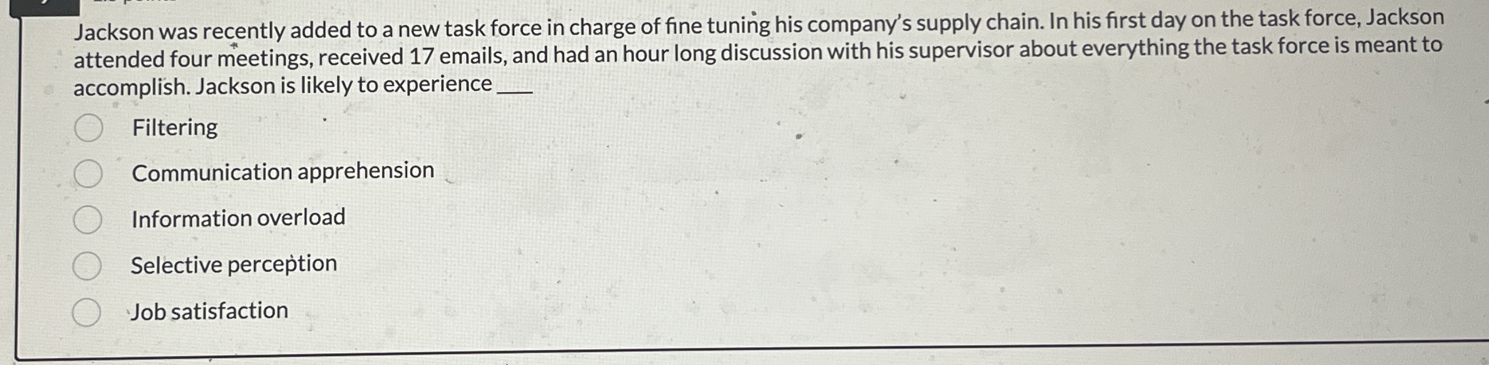  Jackson was recently added to a new task force in charge