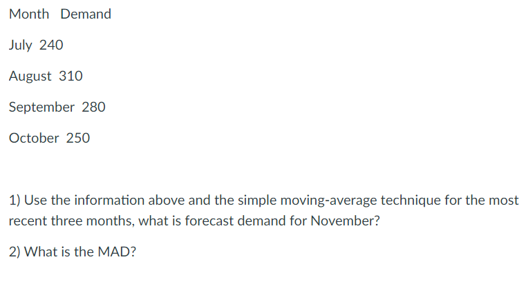  Please show all work and make it easy for me to