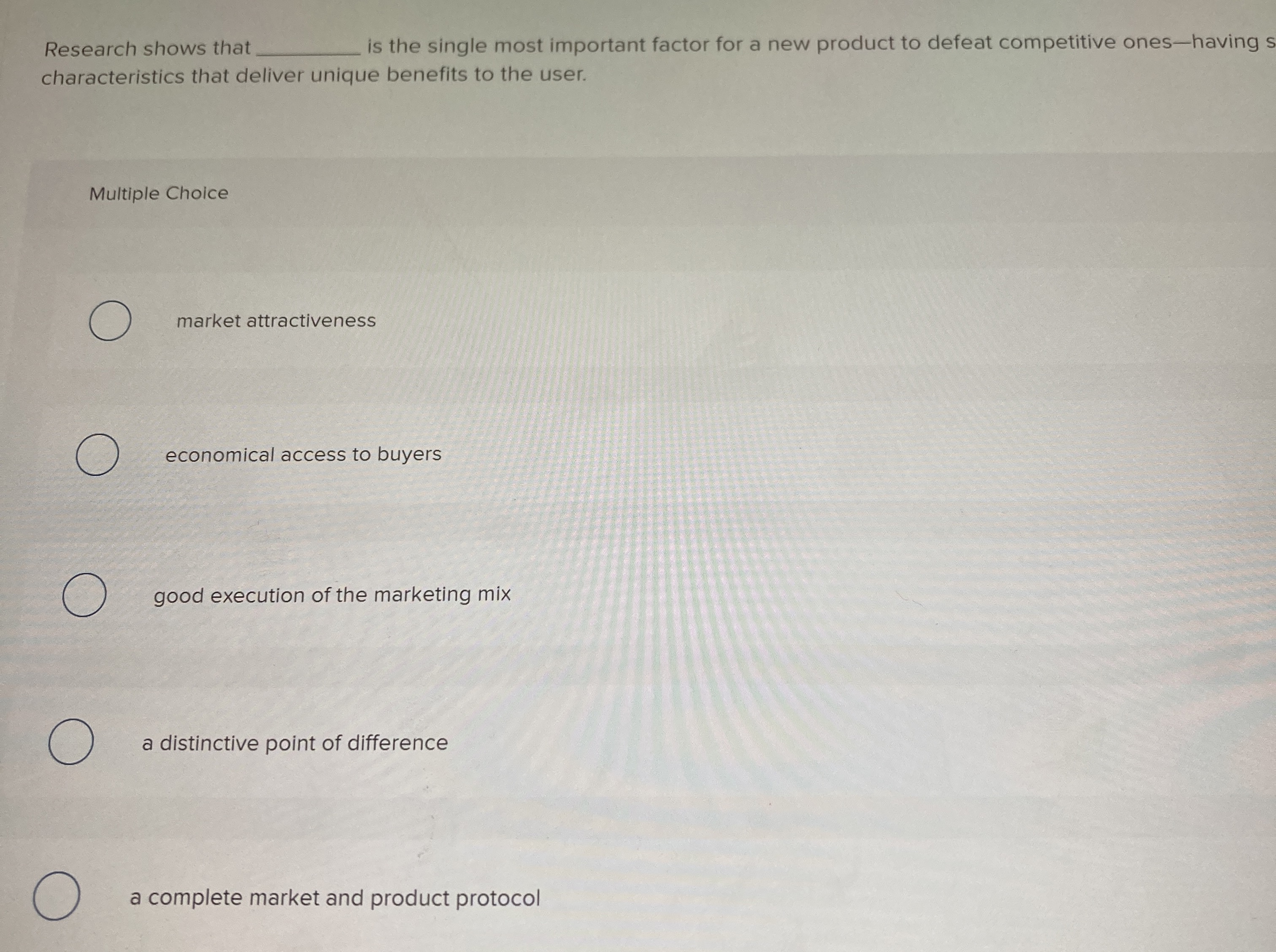  Research shows that q, is the single most important factor for