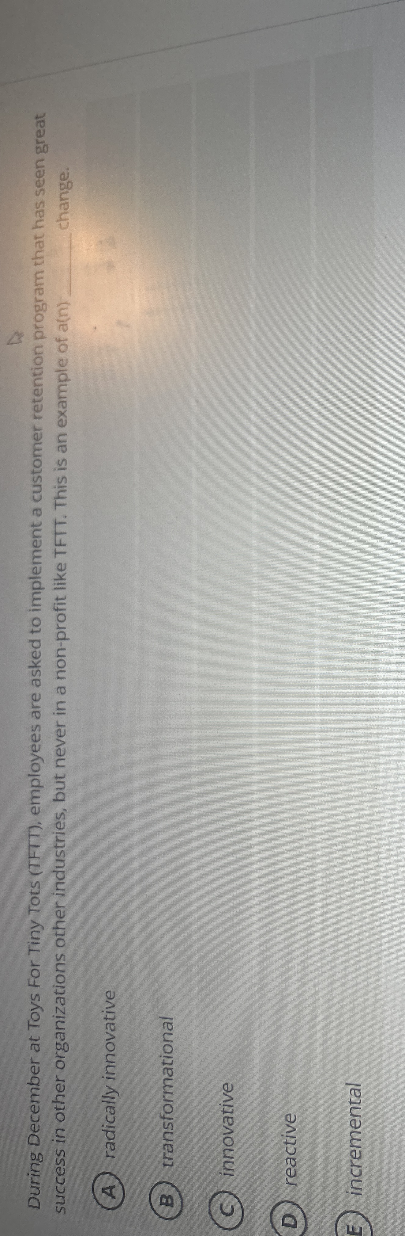  During December at Toys For Tiny Tots (TFIT), employees are asked