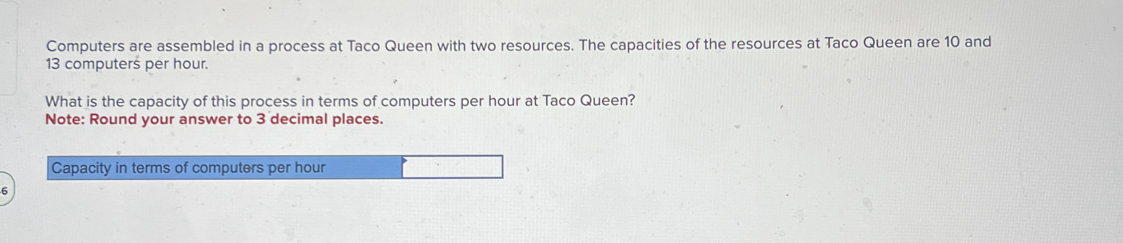  Computers are assembled in a process at Taco Queen with two