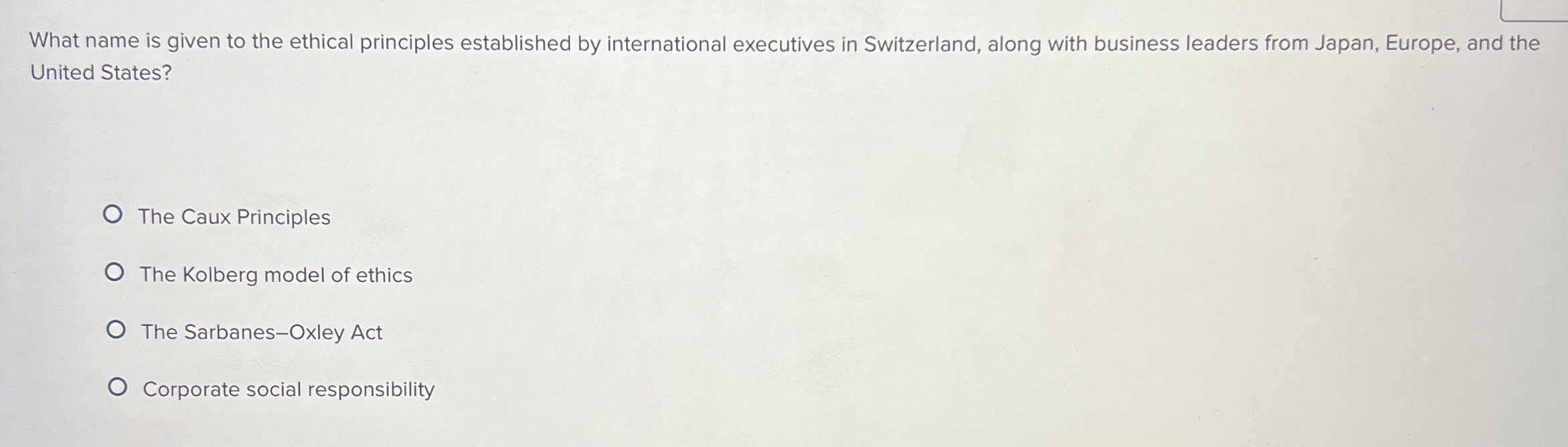  What name is given to the ethical principles established by international