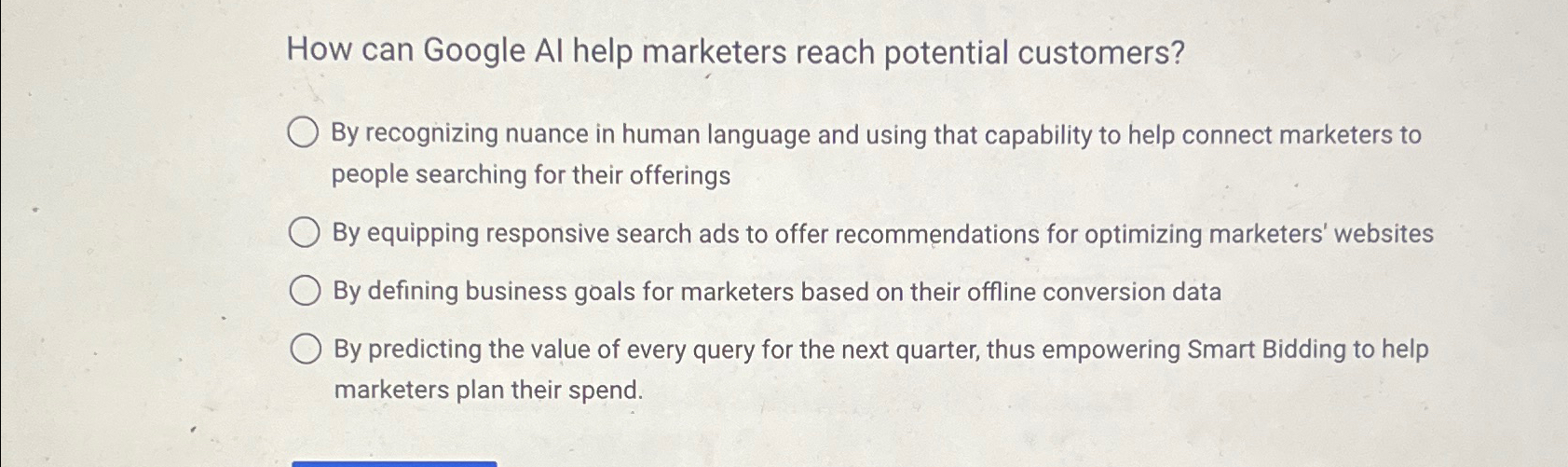  How can Google Al help marketers reach potential customers? By recognizing