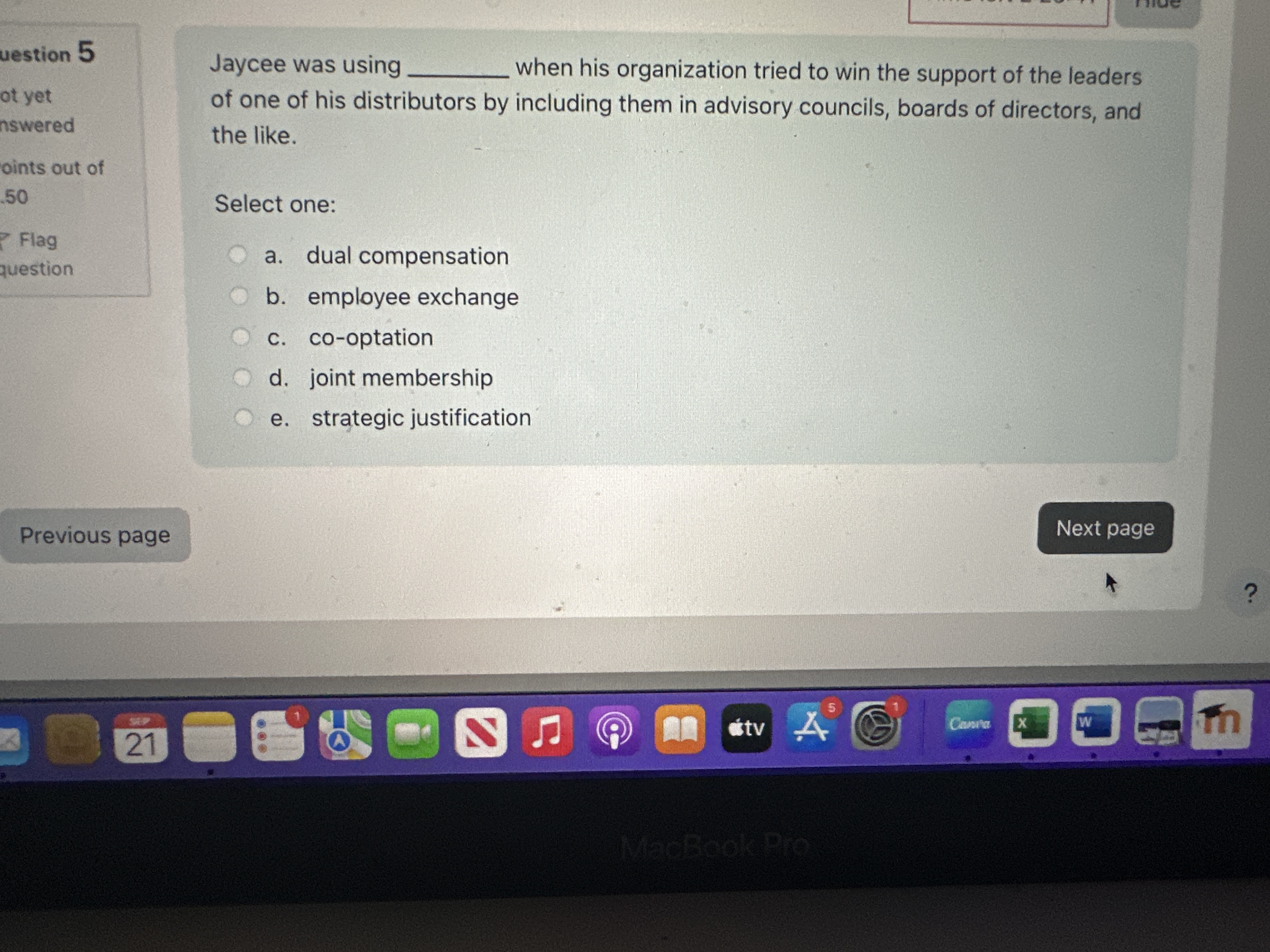  Jaycee was using when his organization tried to win the support