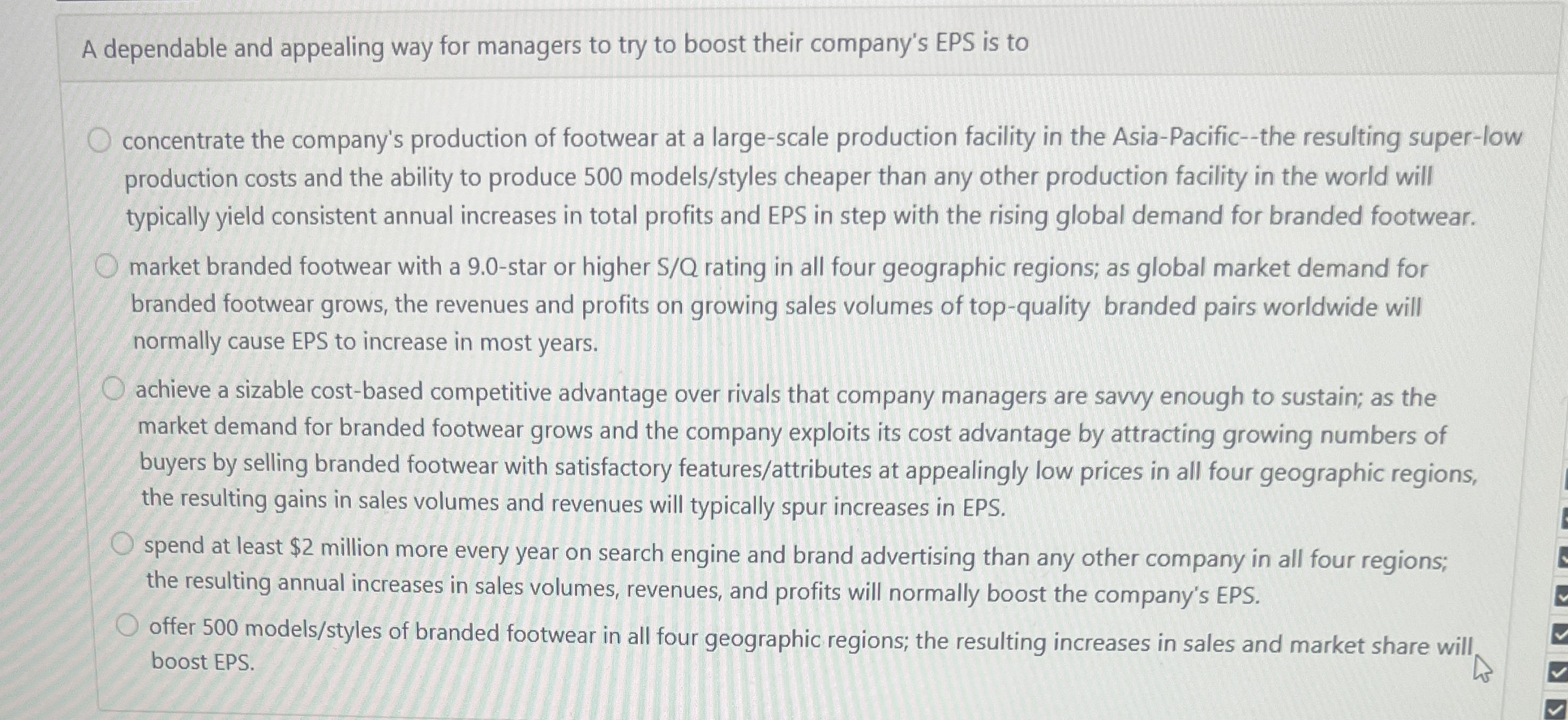  A dependable and appealing way for managers to try to boost