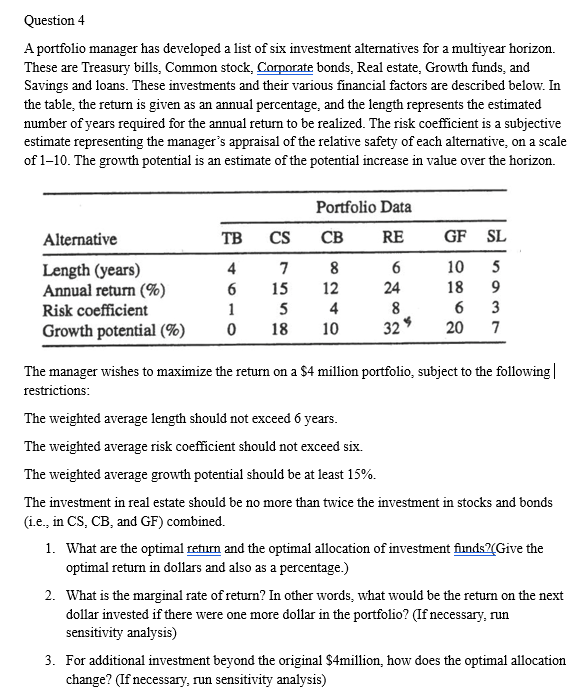  Provide me excel solver solution for this question. 