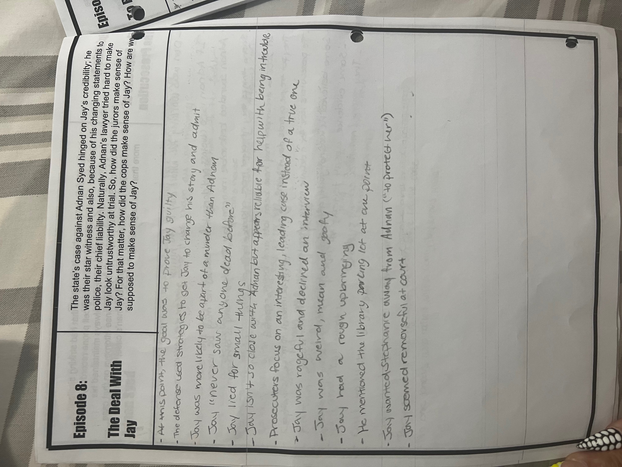 in what ways this case would be different if this crime occurred