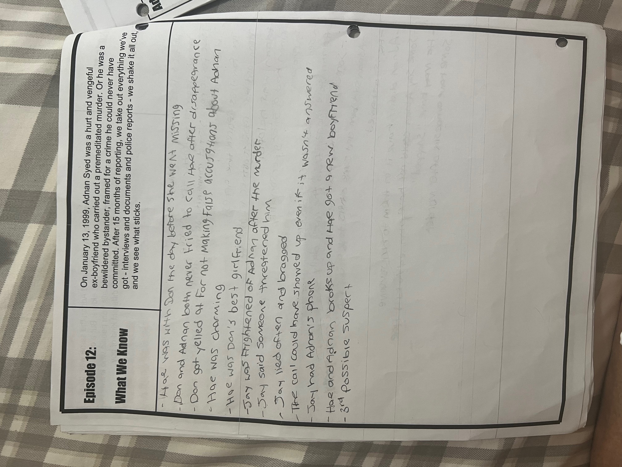 this case You can choose to either write this up in a