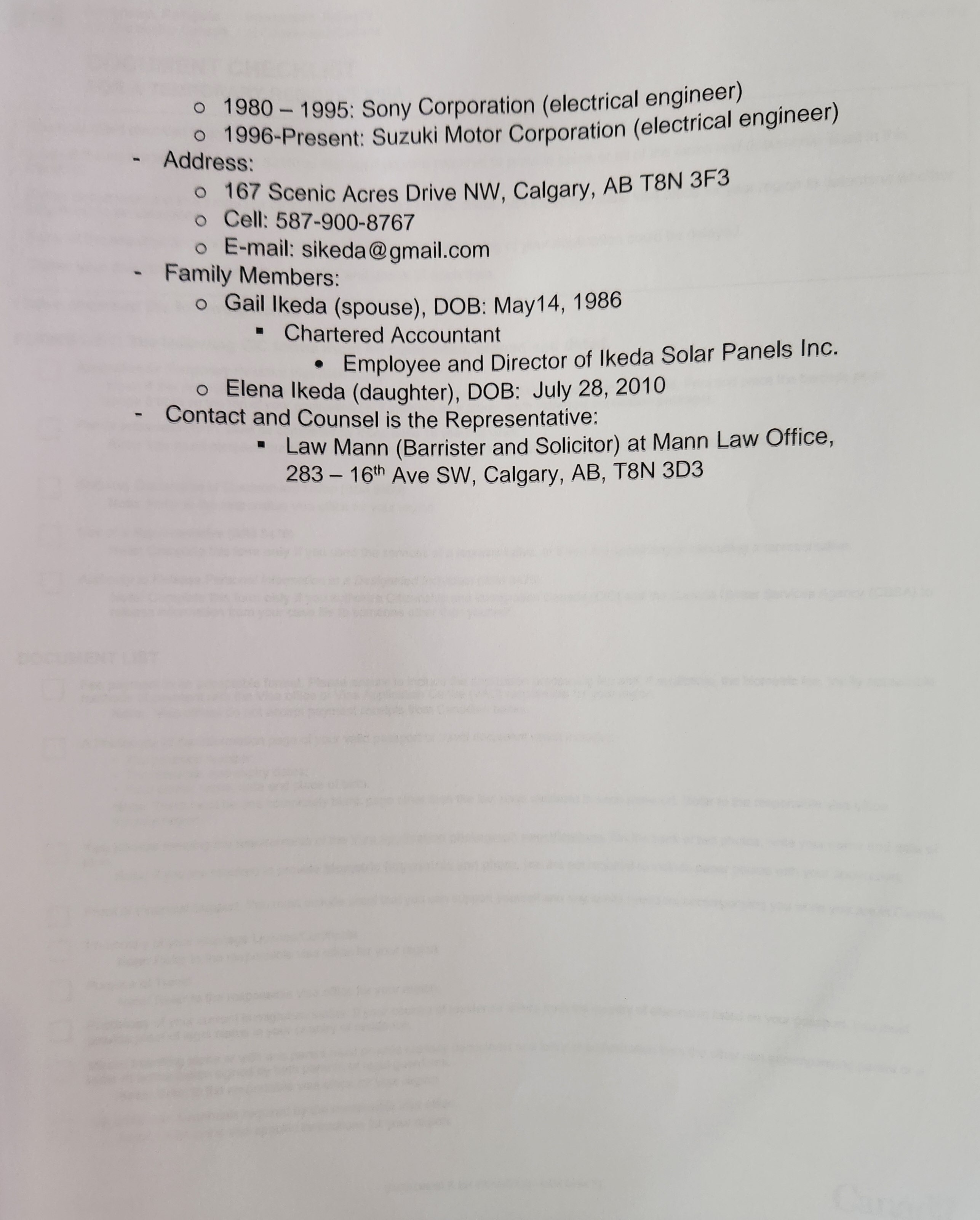 Refugees and Citizenship Canada - Canada.ca Click on "Self-Employed", and then follow