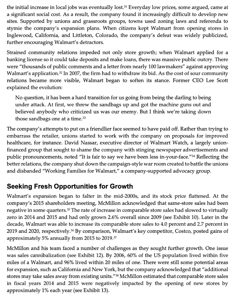 stock performance was "minimal upside," noting that "Target, Costco, and Walmart stock